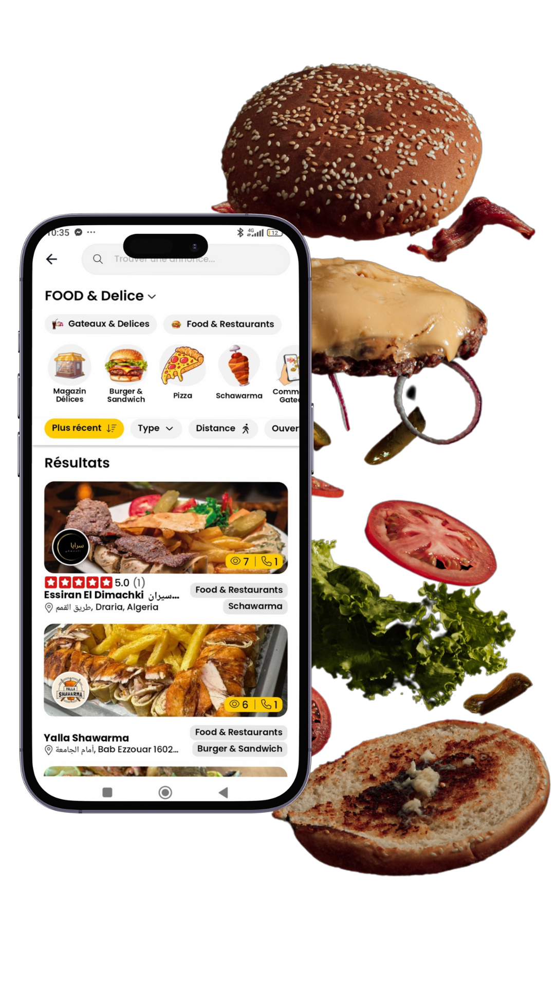Aperçu de l'Application BestServices